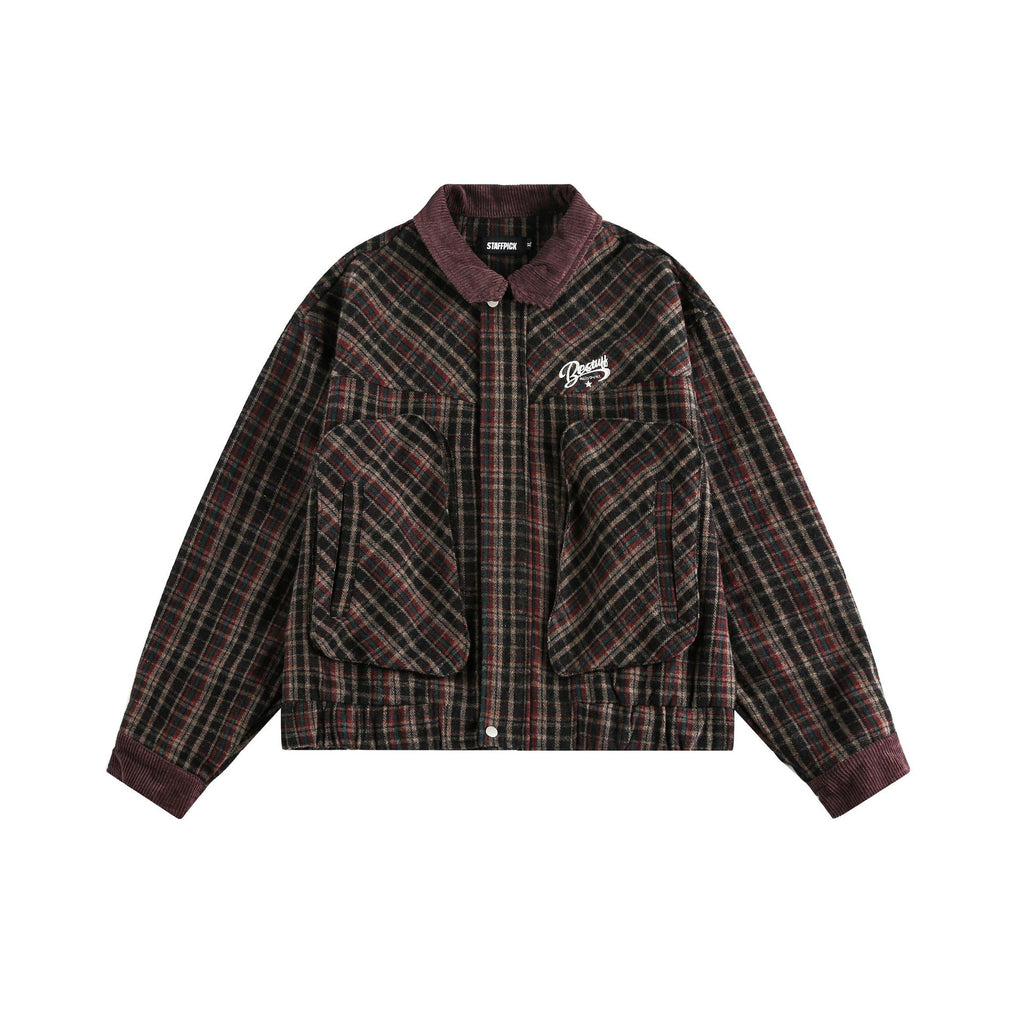 Vintage high street vintage plaid jacket