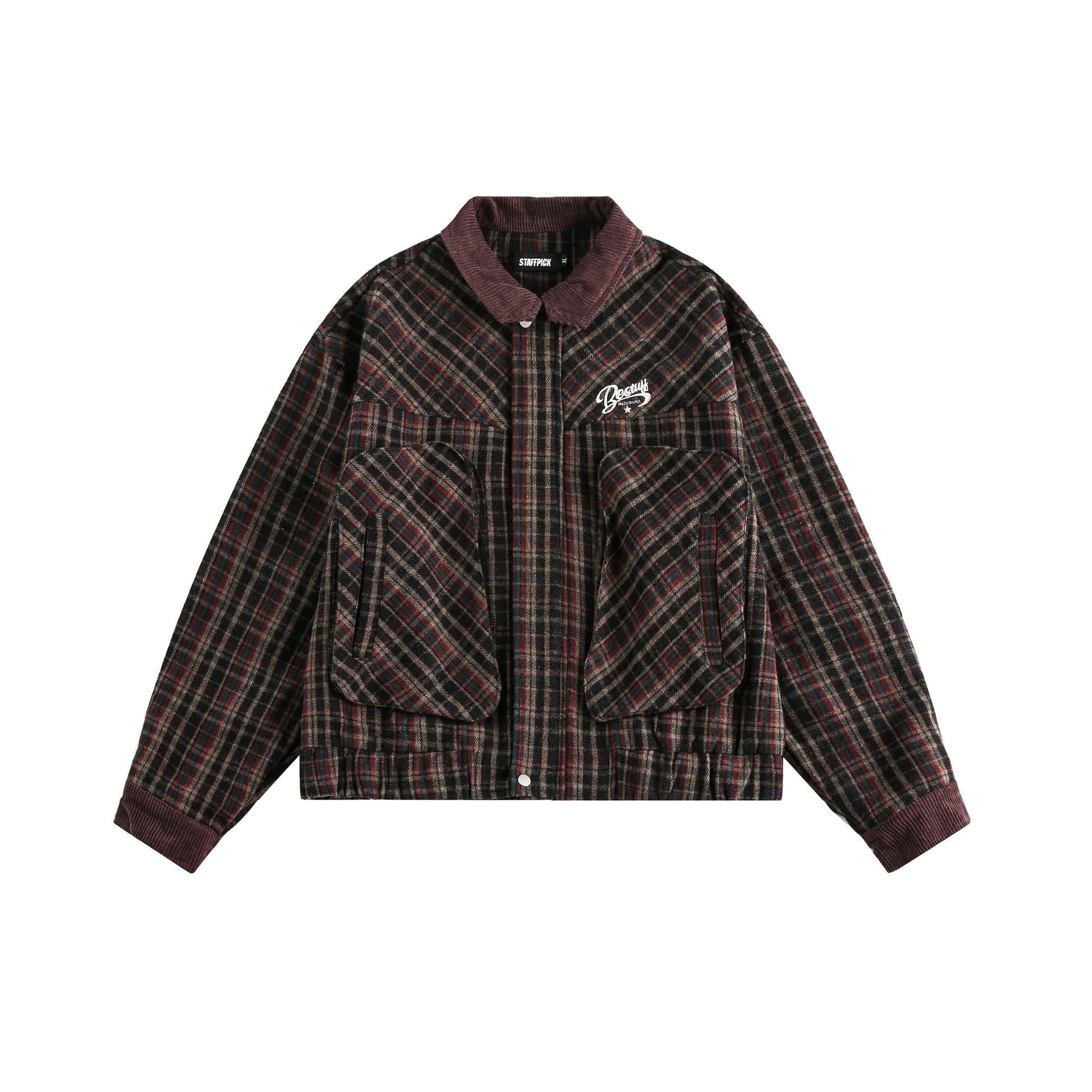 Vintage high street vintage plaid jacket