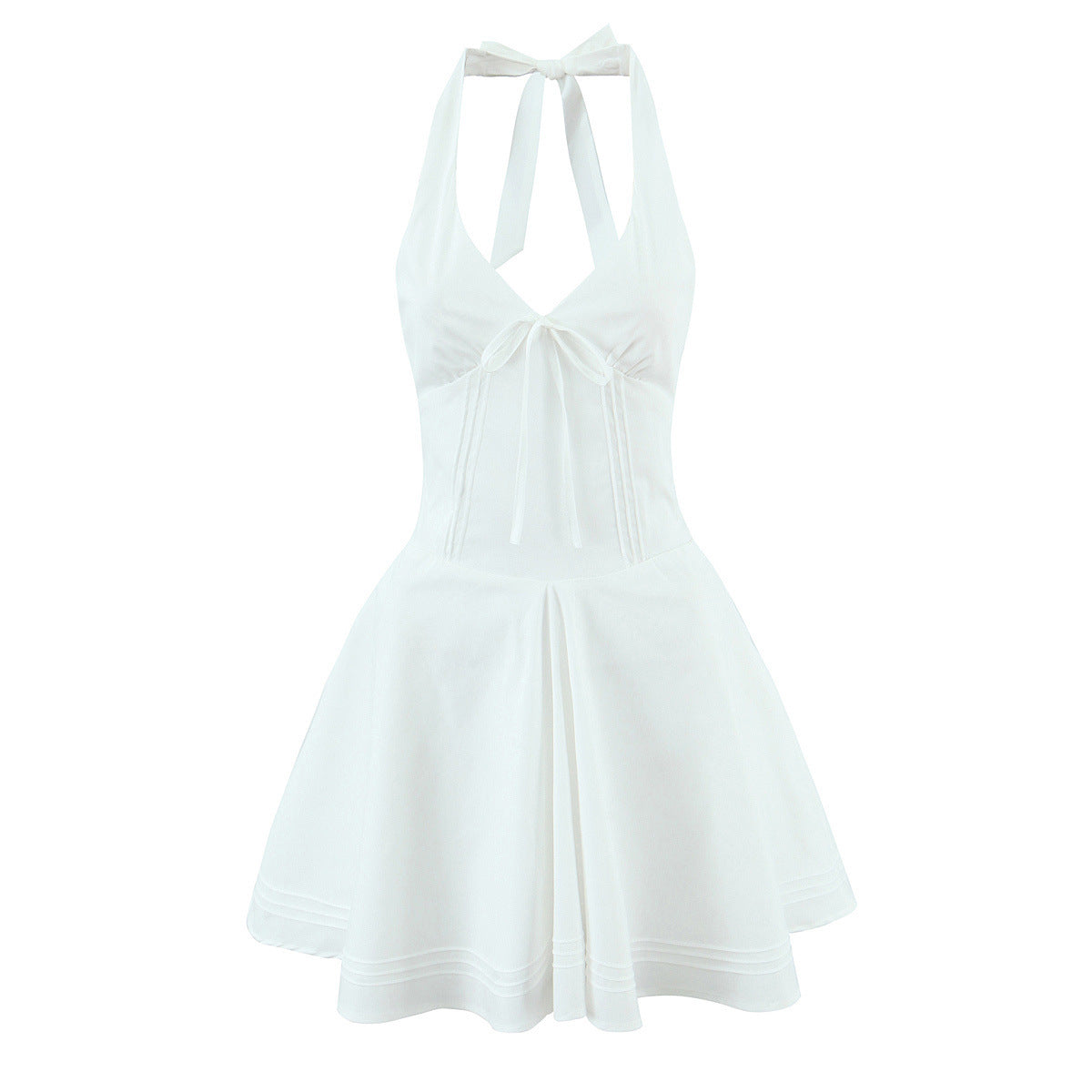 V-neck chic back strap dress