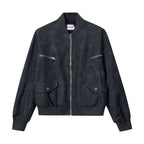 Deconstructed Fashion Leather Jacket