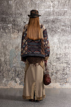 Ethnic Patchwork Pattern Jacket