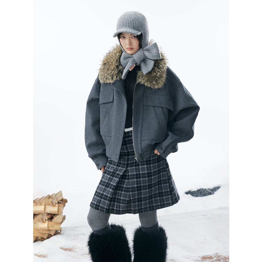 Detachable Collar Cotton Jacket