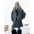 Detachable Collar Cotton Jacket