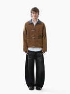 Denim Jacket With Back Print