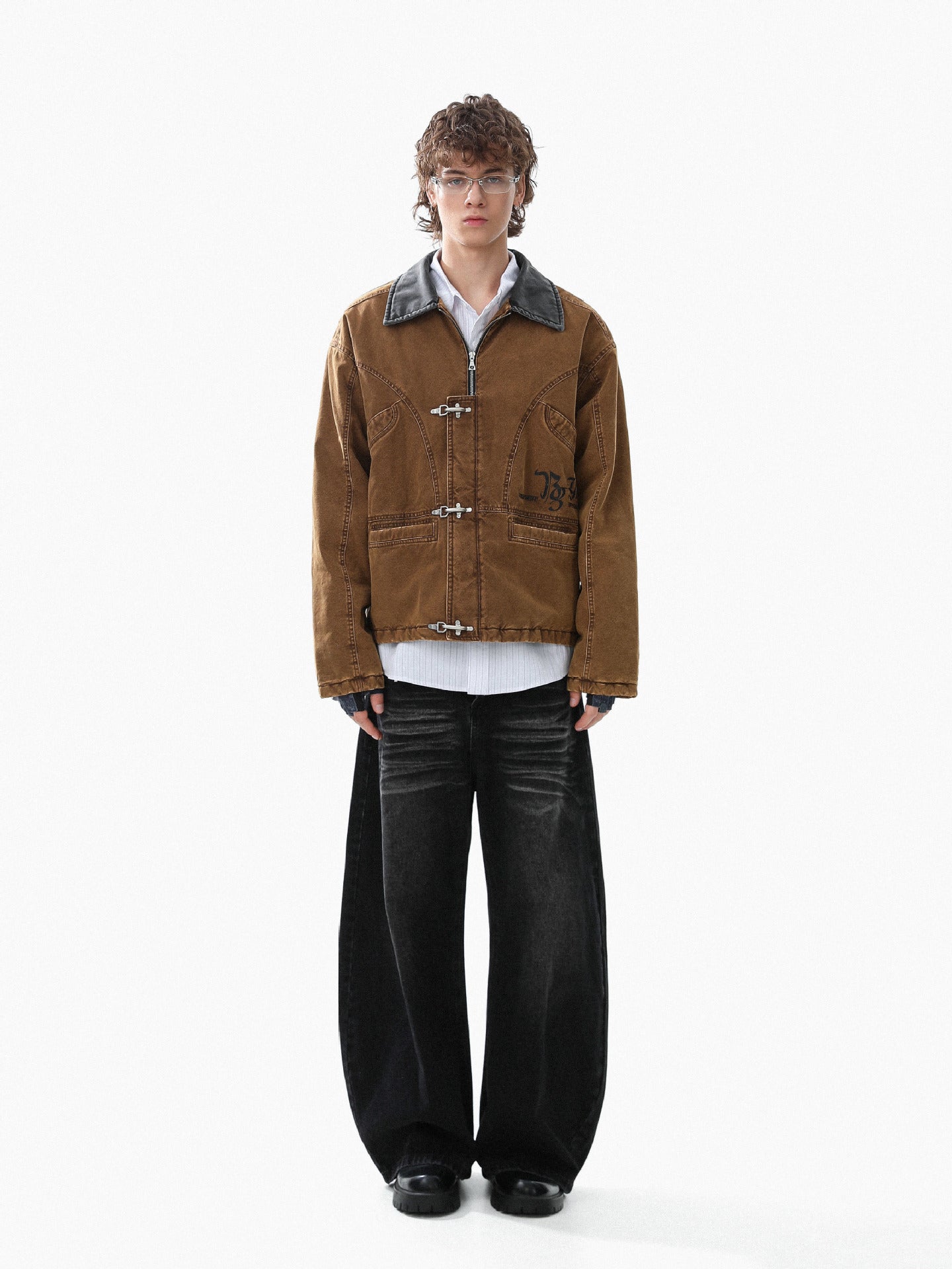 Denim Jacket With Back Print