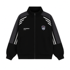 Striped Cardigan Sweatshirt Jacket