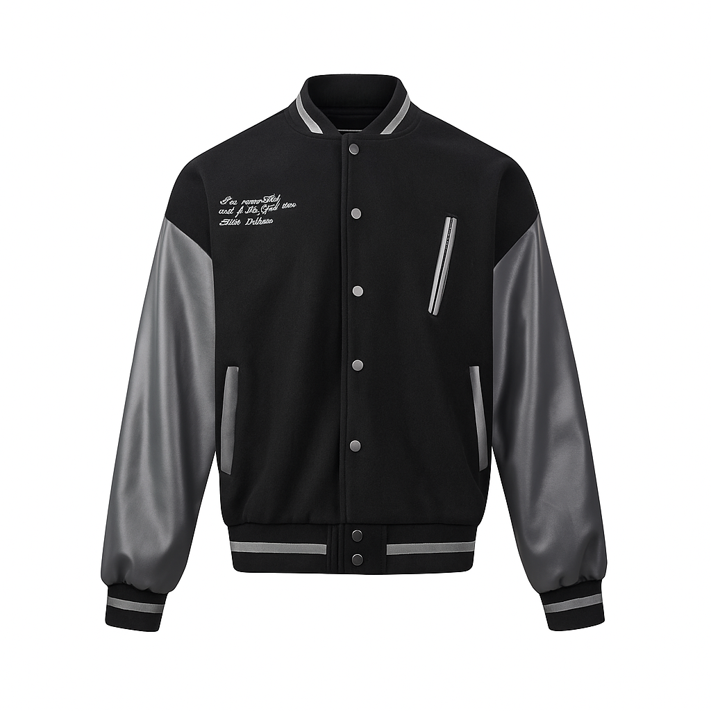 Leather Baseball Jacket