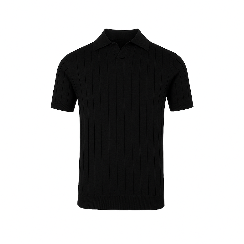 Short Ribbed Cuff Knit Top