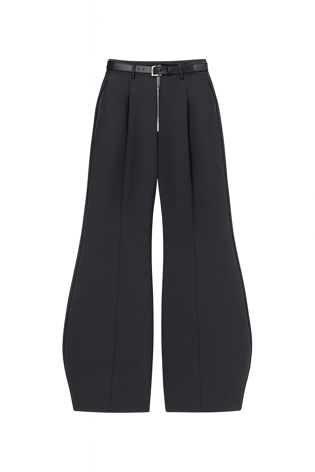 Soft Fabric Wide-Leg Trousers