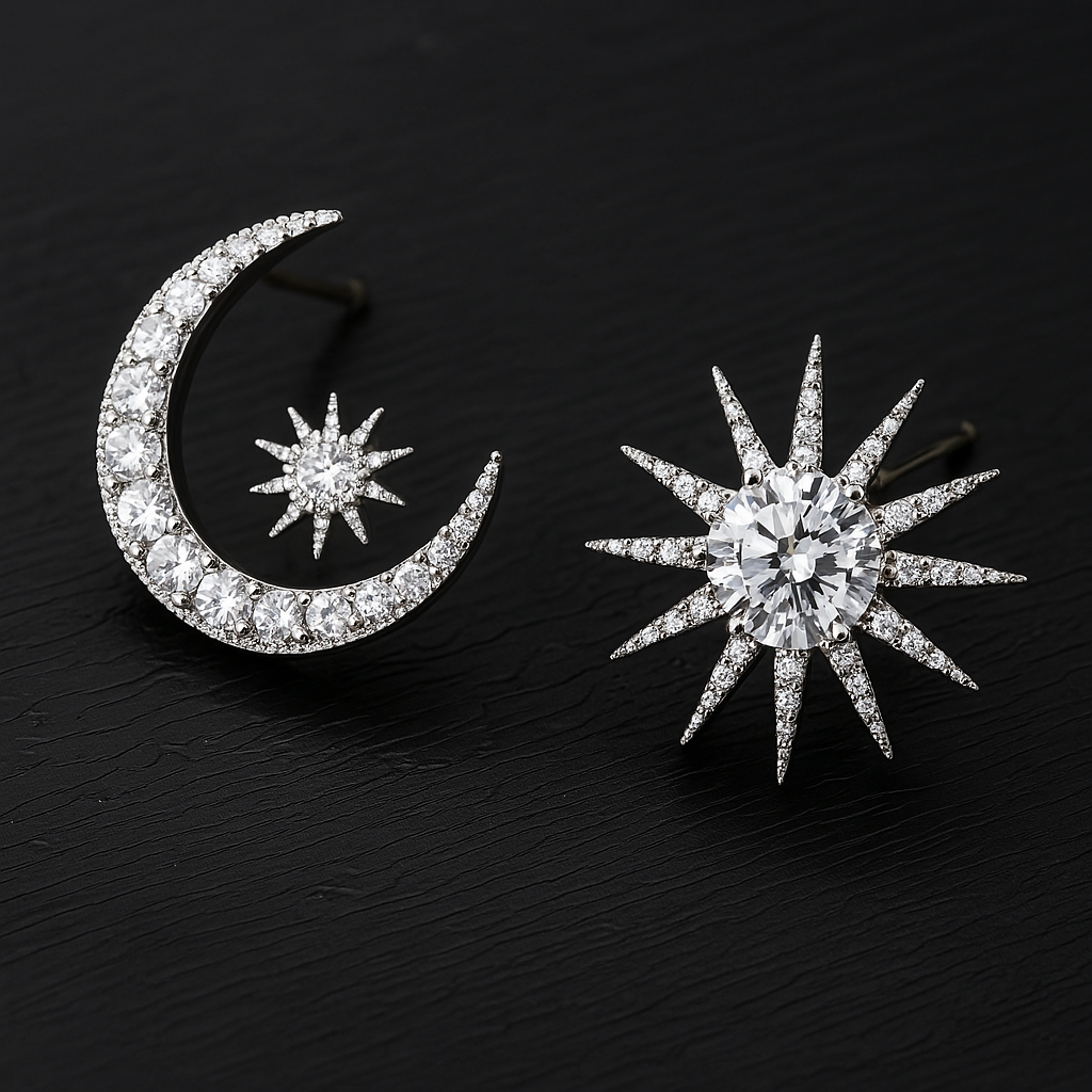 Moon Star Earring