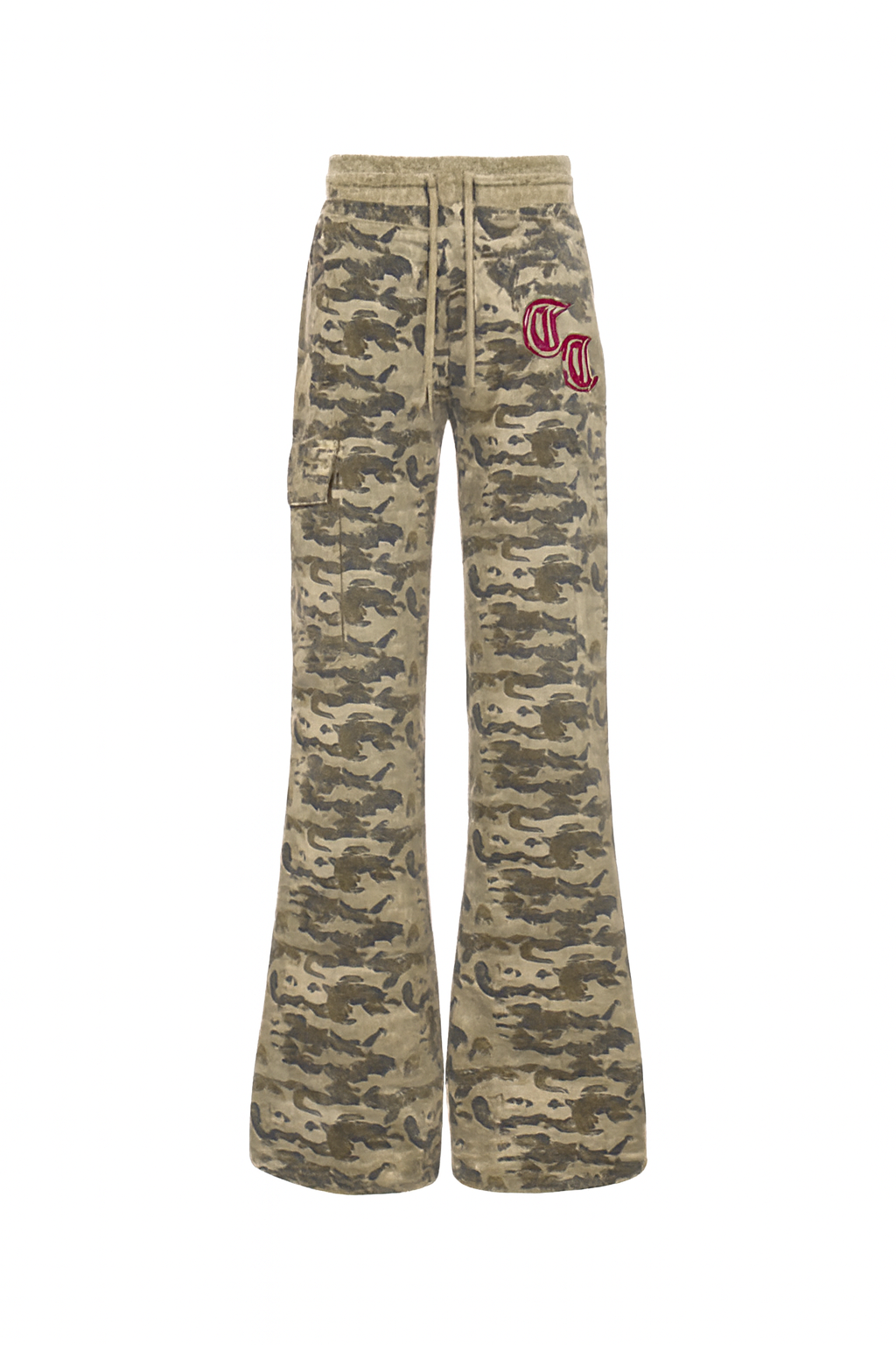 Camouflage Flare Trousers