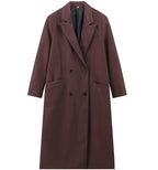 Solid Lapel Trench Coat