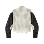 Skeleton Digital Printed Leather Jacket