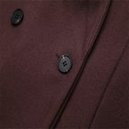 Solid Lapel Trench Coat