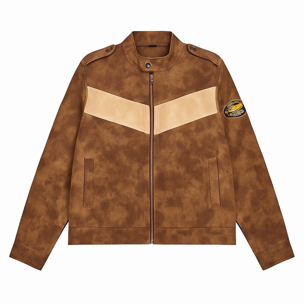 Contrast Collar Jacket