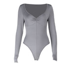 V-neck Long Sleeved Top