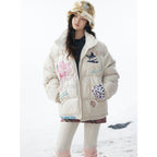 Cotton Graffiti Puffer Jacket