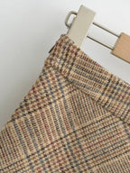 Plaid Anti Glare Skirt