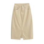 Straight Leg Slit Skirt