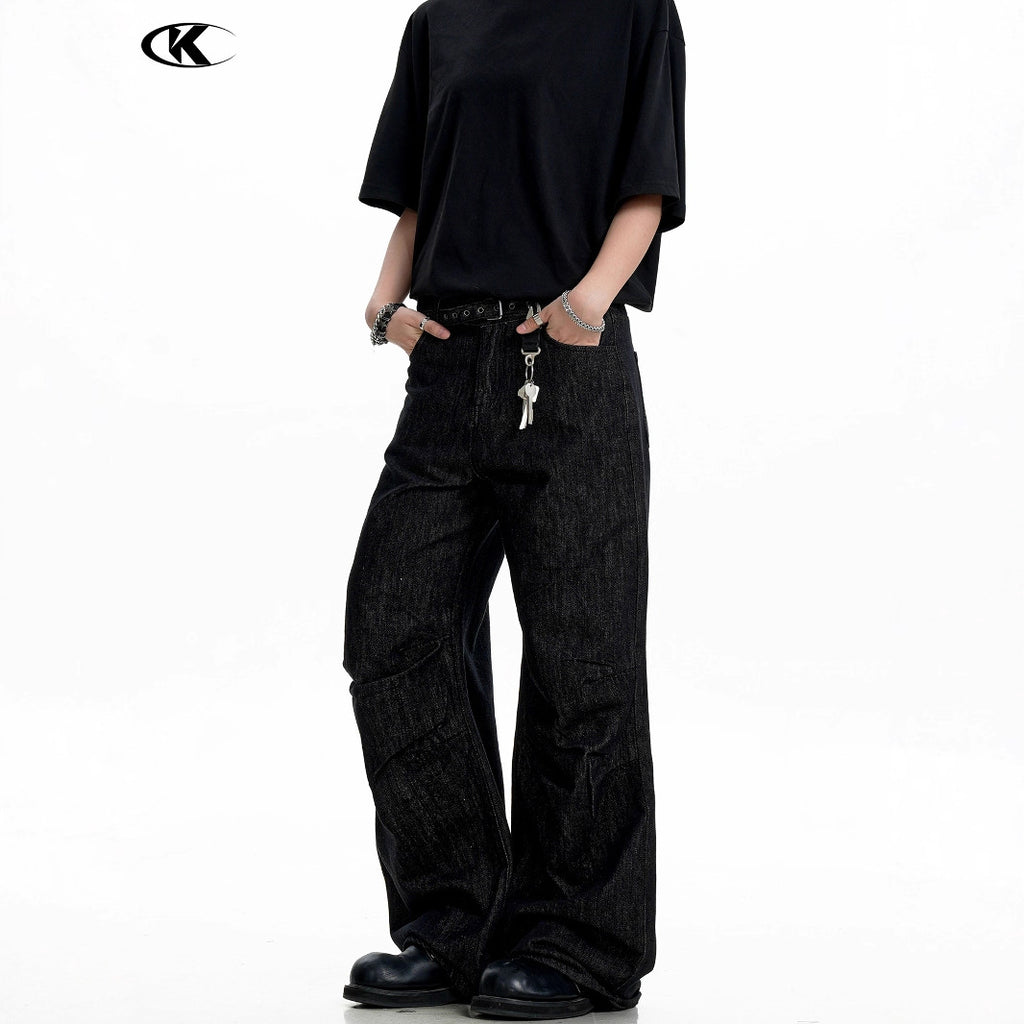 Faded Straight Clean Trousers