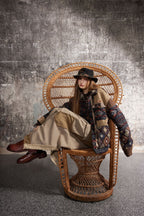 Ethnic Patchwork Pattern Jacket