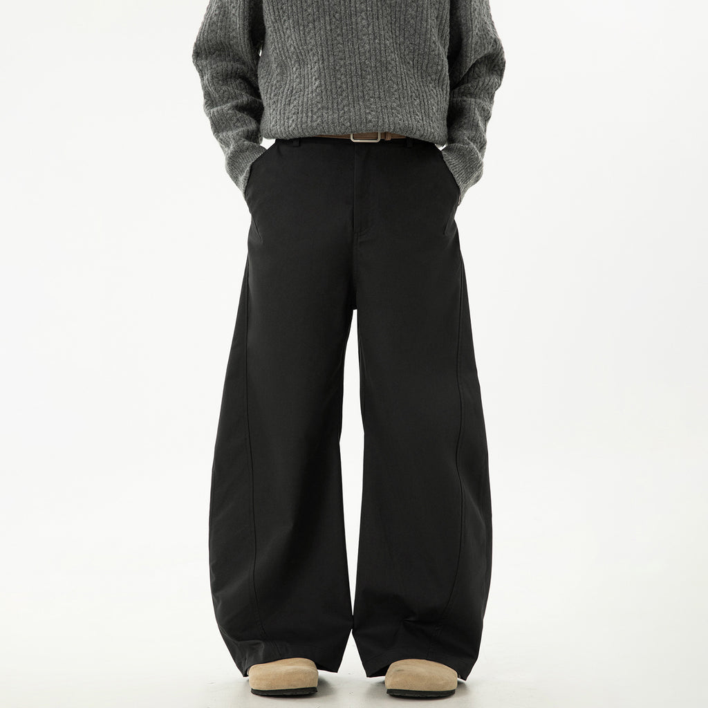 Side split spliced pants