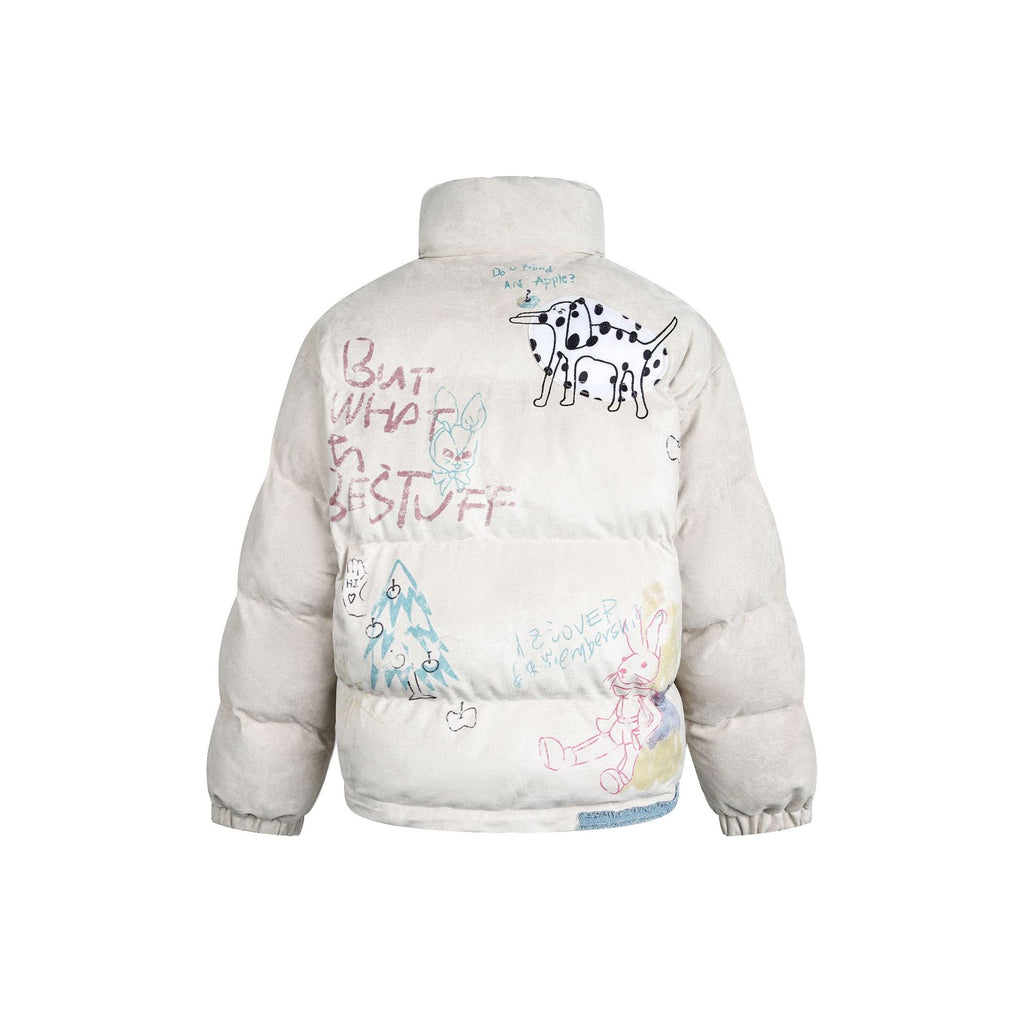 Cotton Graffiti Puffer Jacket