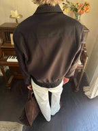 Herringbone Blended Fabric Jacket