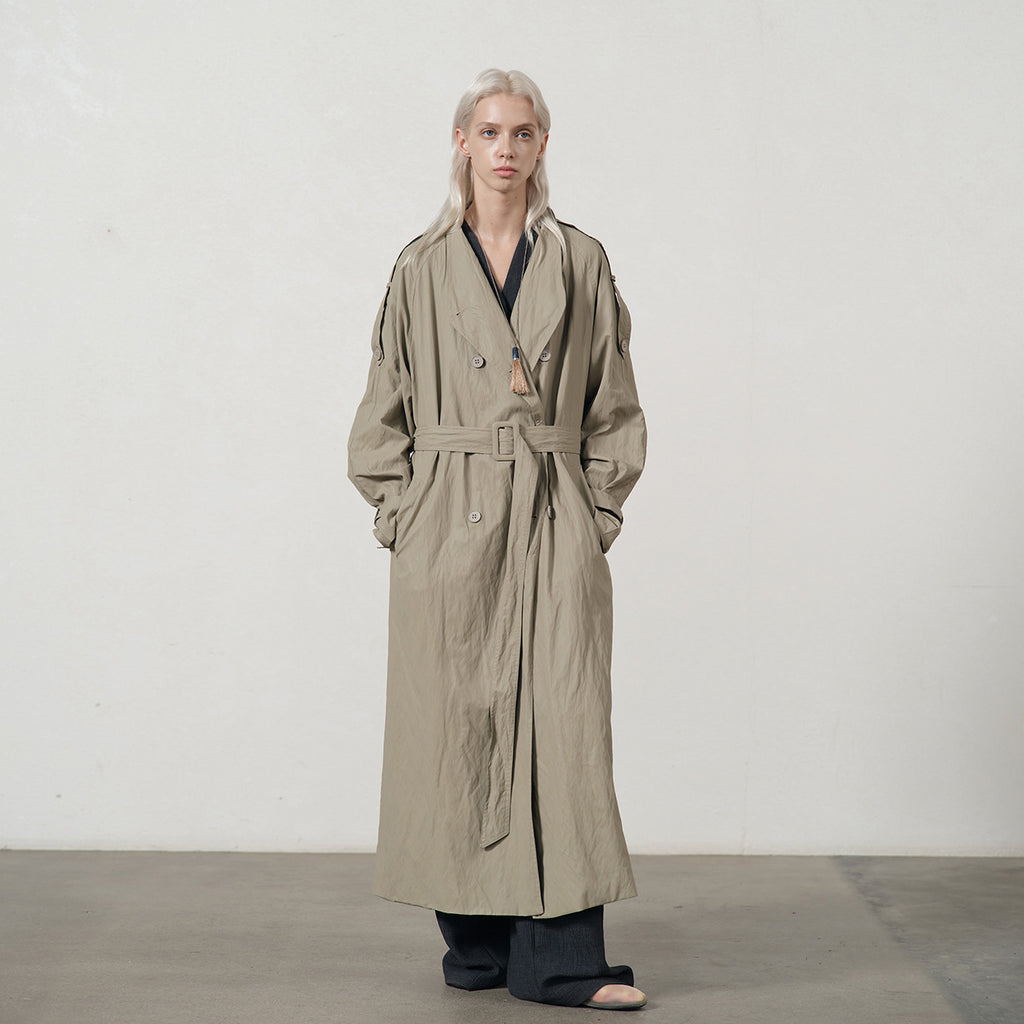 Leather Trench Coat