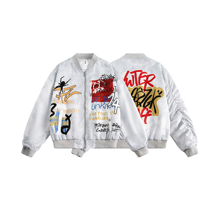 Street Graffiti Pioneer Flight Jacket