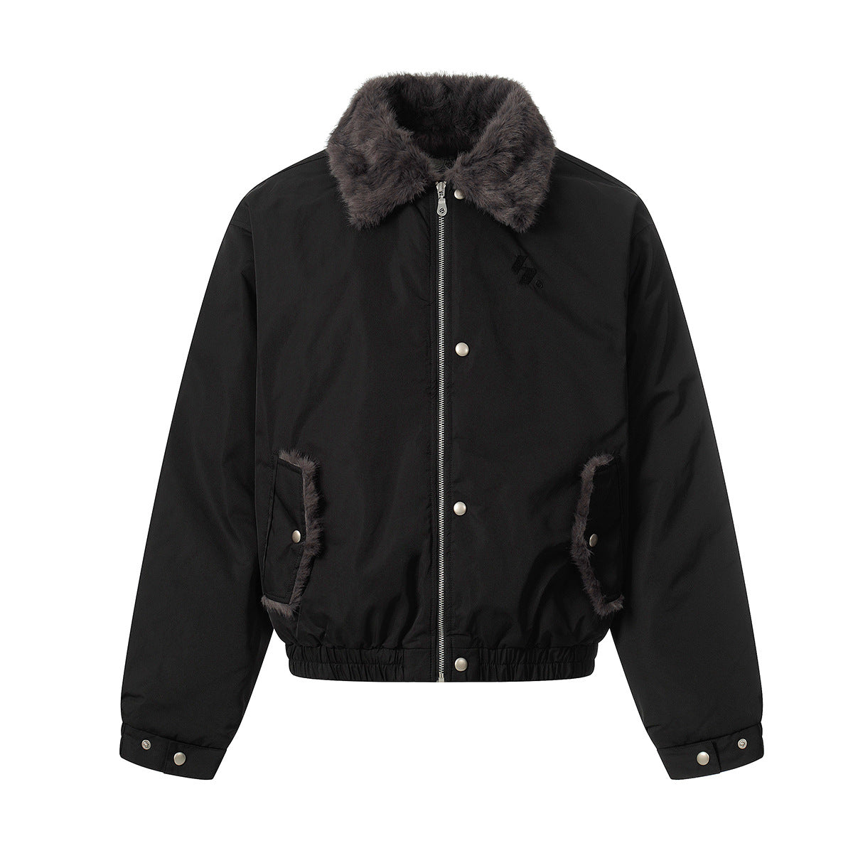 Fur Collar Velvet Jacket