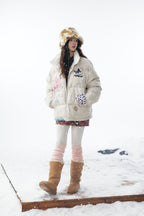 Cotton Graffiti Puffer Jacket