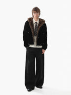 Cozy Cotton Collar Jacket