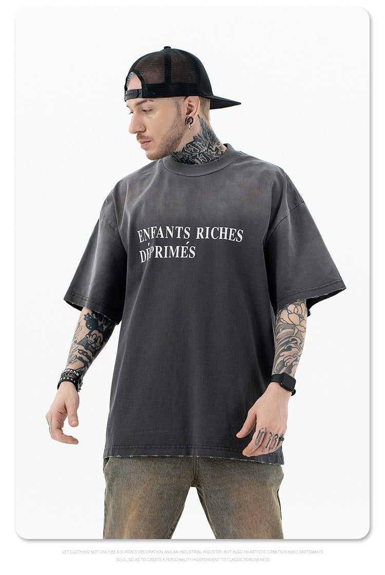 Streetwear Faded Oversized T-Shirt