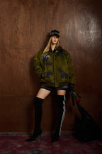 Graffiti Rose Jacket