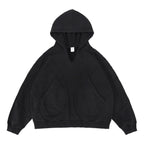 Deconstructed Oversized Hooded Sweatshirt