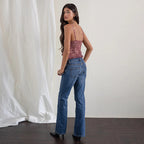 Sexy slim fit V-neck camisole top