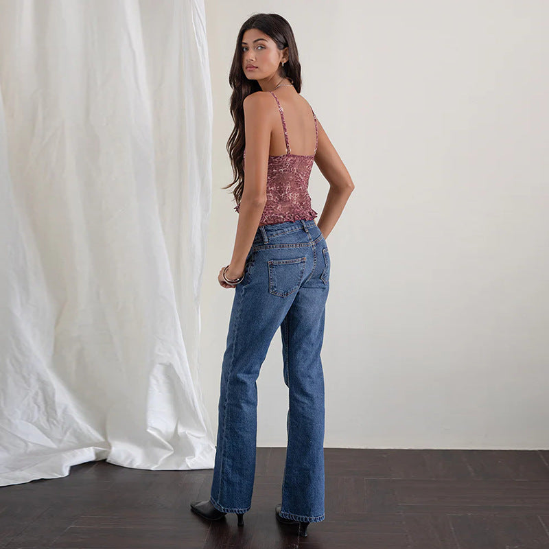 Sexy slim fit V-neck camisole top