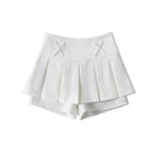 High Waisted Pleated Skirt