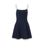 Sexy Solid Color Slim Strap Dress