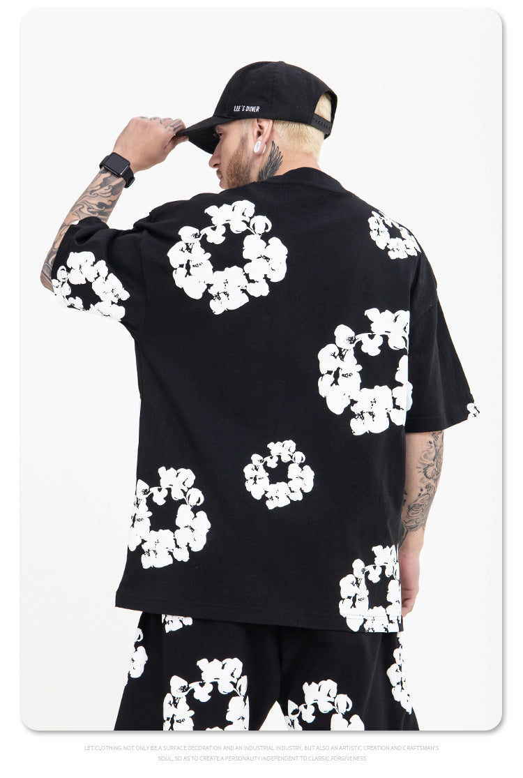 Foaming Print T-Shirt