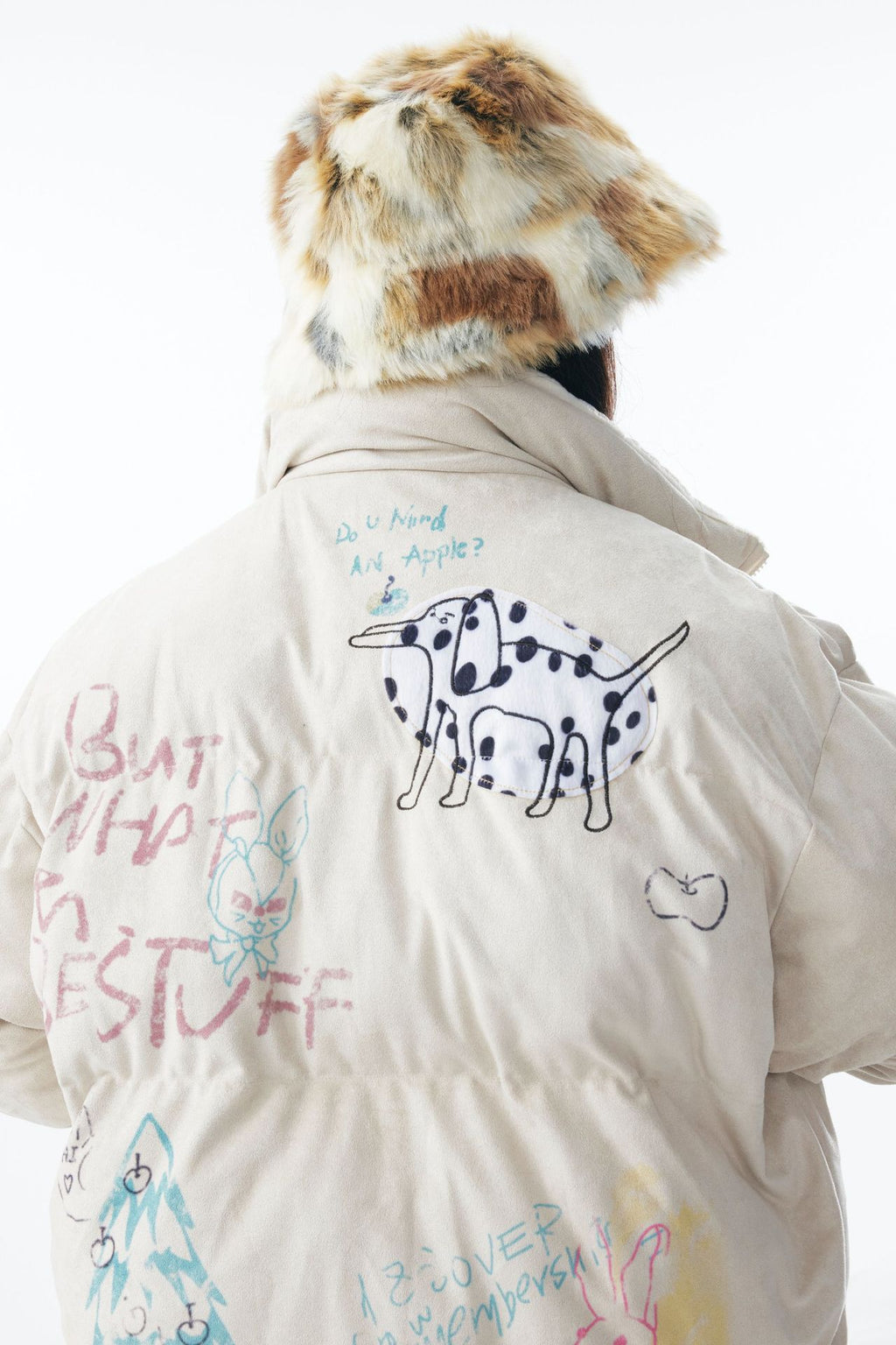 Cotton Graffiti Puffer Jacket