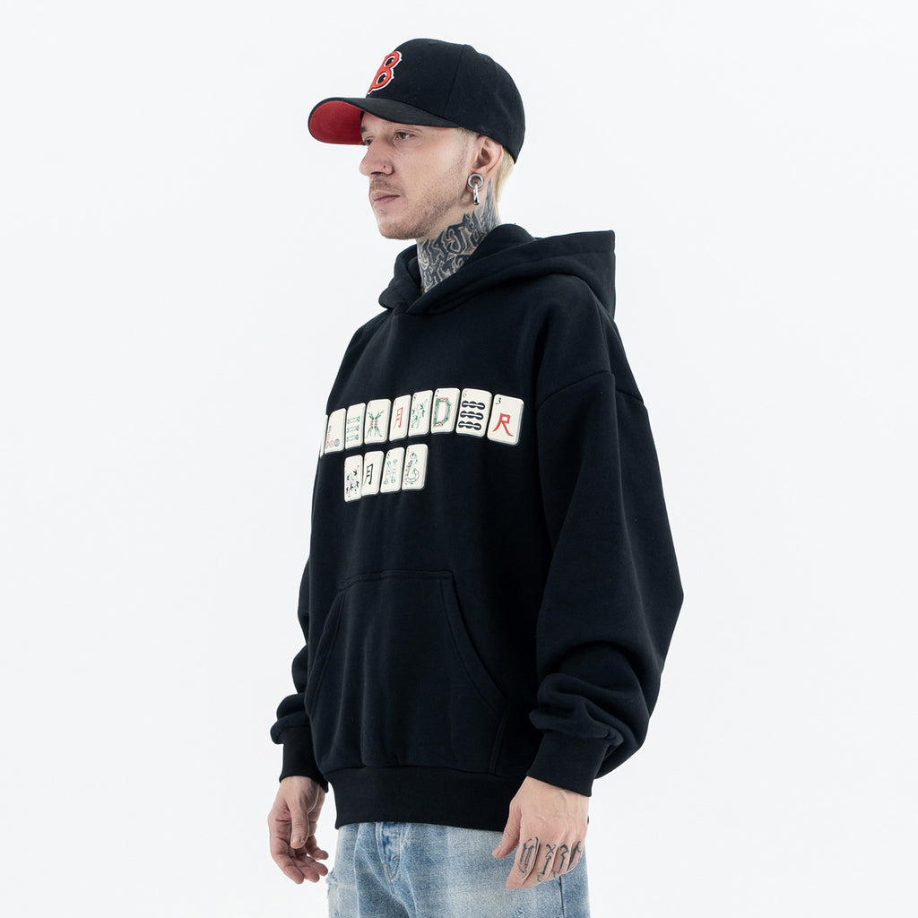 Casual Loose Fleece Hooded Sweatshirt