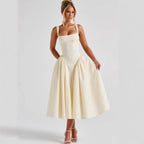 Big sling long skirt