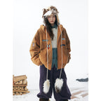 Washed Old Embroidered Cotton Jacket