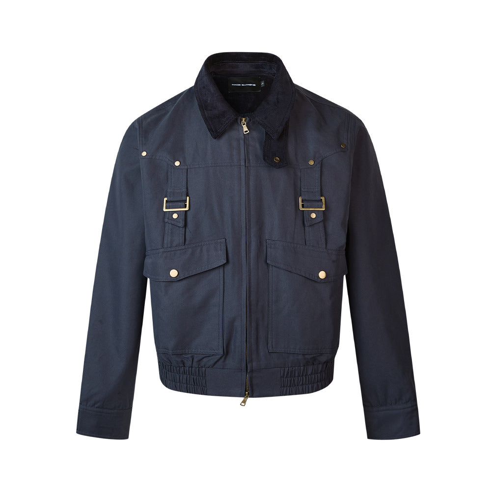 Lapel Jacket Classic Unique High-Grade Short Wide Outerwear Top for Men and Women Vibe