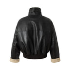 Leather And Cotton Jacket
