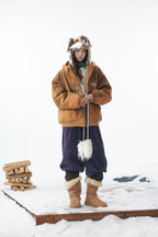 Washed Old Embroidered Cotton Jacket