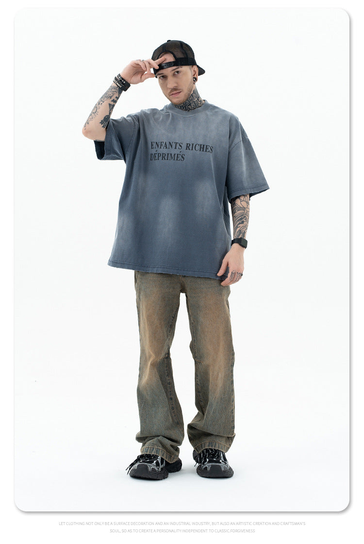 Streetwear Faded Oversized T-Shirt