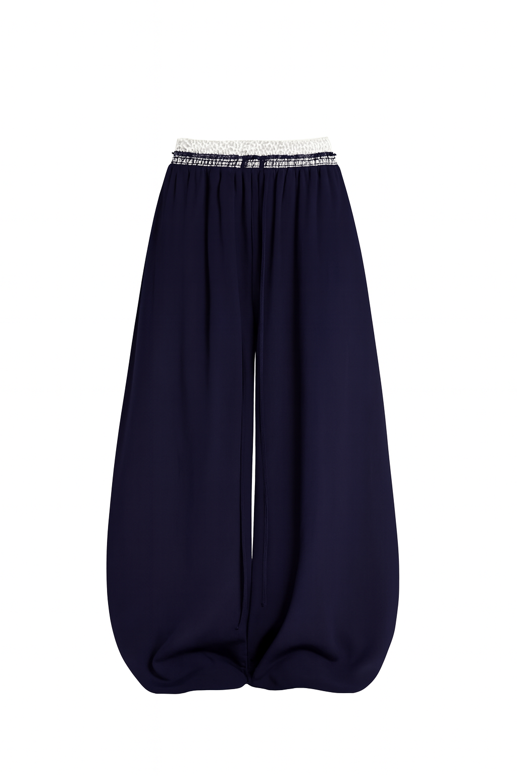 Double Waistband Design Pants